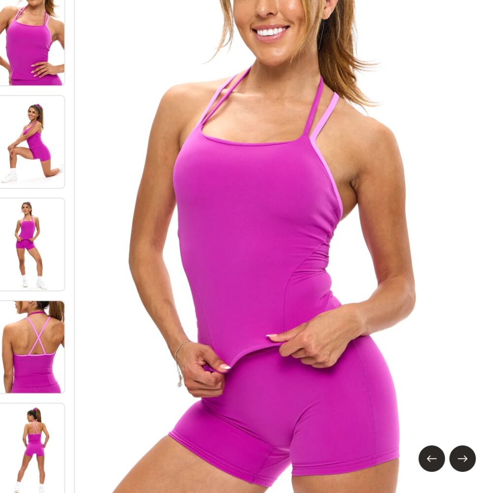 Buffbunny Highlight Nubre Crop Grape Juice - Extra Small